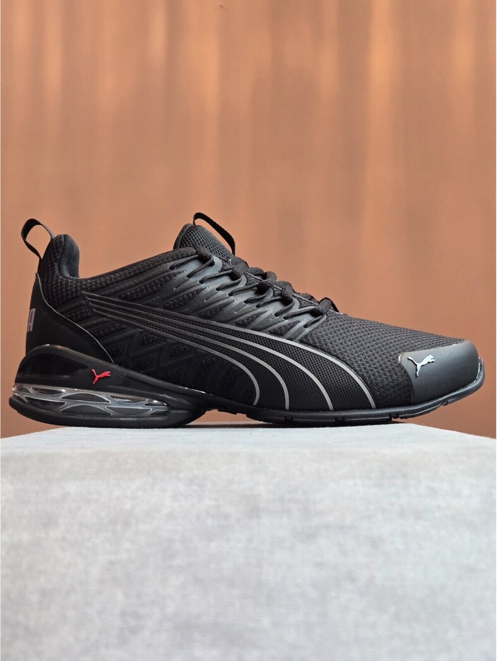 PUMA Voltaic Evo - Black Stormy Slate Red (379601-01) Men's 7.5 Women's 9 NIB